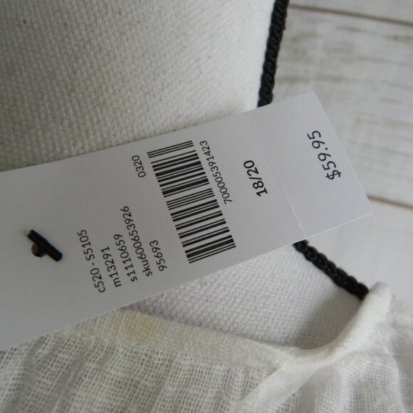 NWT LANE BRYANT OMBRE COTTON LIGHTWEIGHT AIRY BREEZY PONCHO 18/20 18W 20W V-NECK - Picture 4 of 4